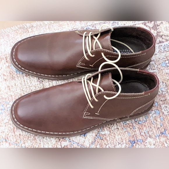 kenneth cole reaction desert sun leather chukka boots